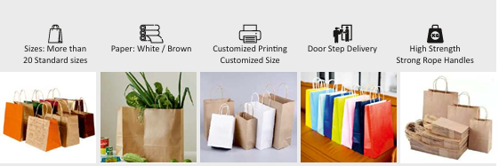 Twisted Handle Paper Bags