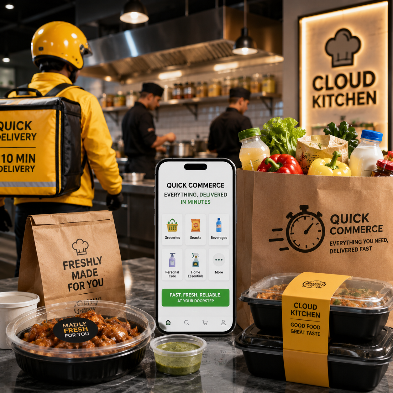 Quick Commerce & Cloud Kitchen 