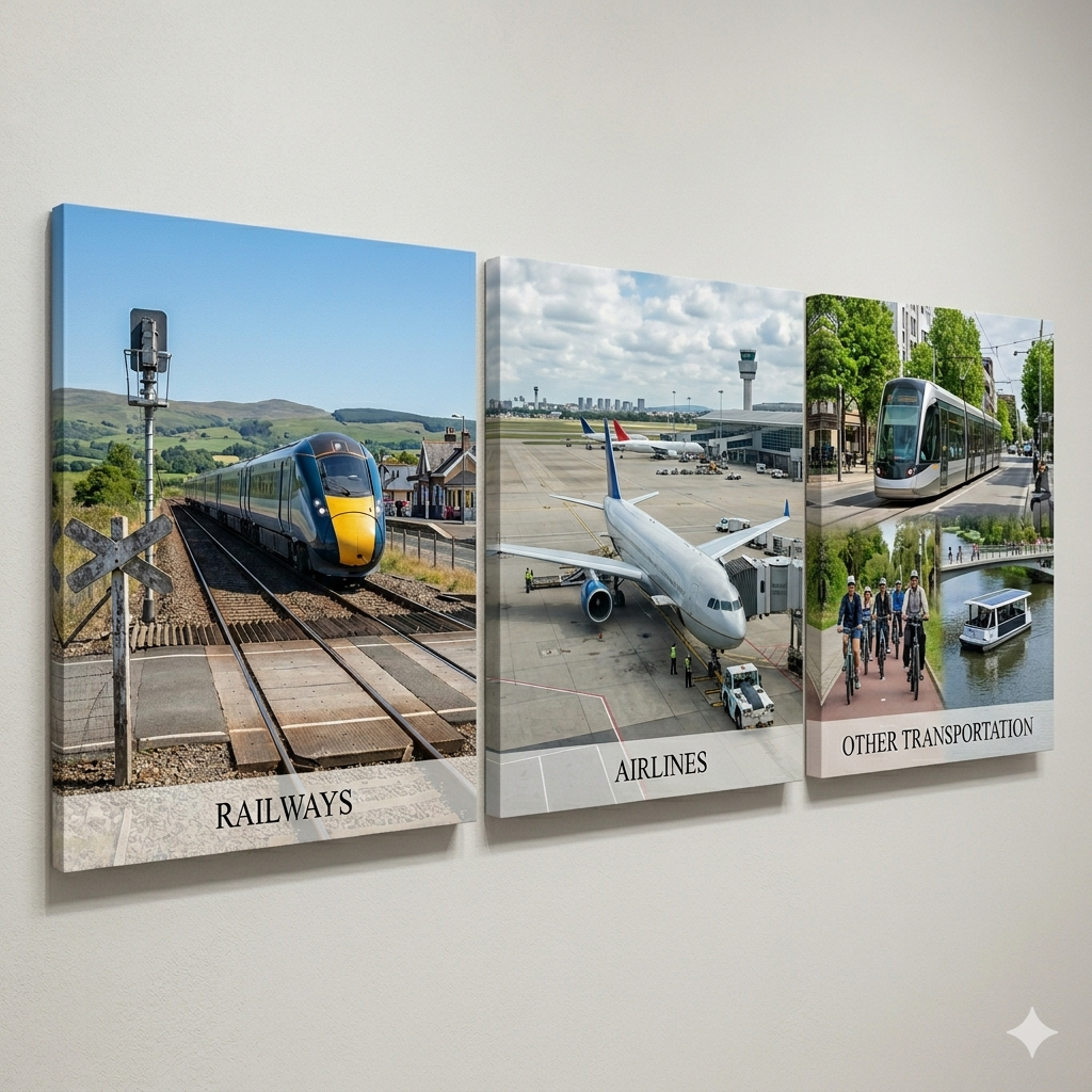 Railways Airlines and Other Transportation